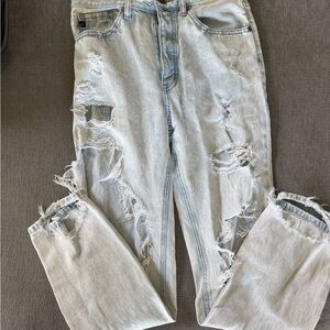 KanCan Light Blue Button-Fly Jeans